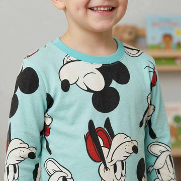 Mickey & Friends Boys Full Sleeves Pajama Set - Blue