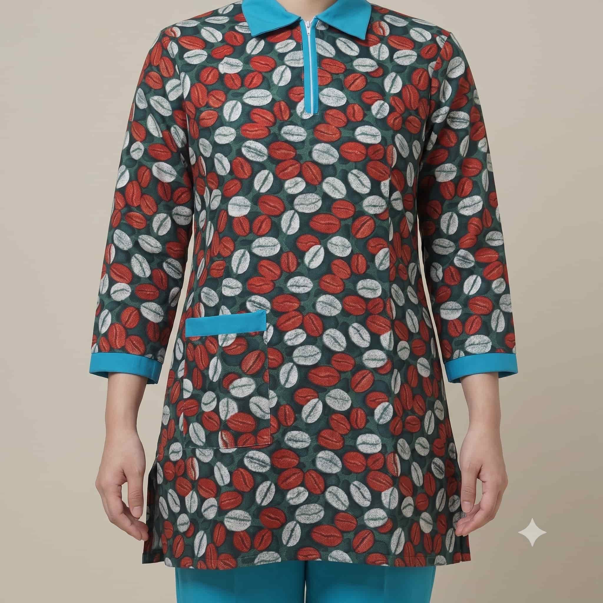 Mocha Blend Maid Uniform - Teal