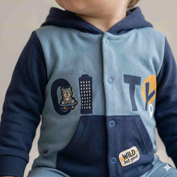 City Cat Baby Boy Set - Blue