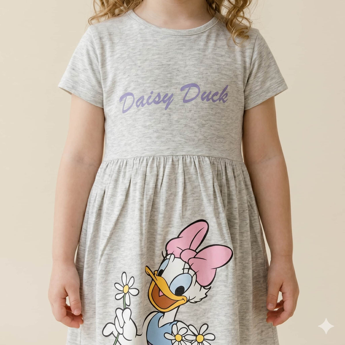 Daisy Duck Girls Frock - Grey