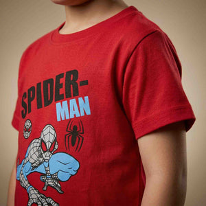 Spider-Man Boys Pajama Set - Red & Cream