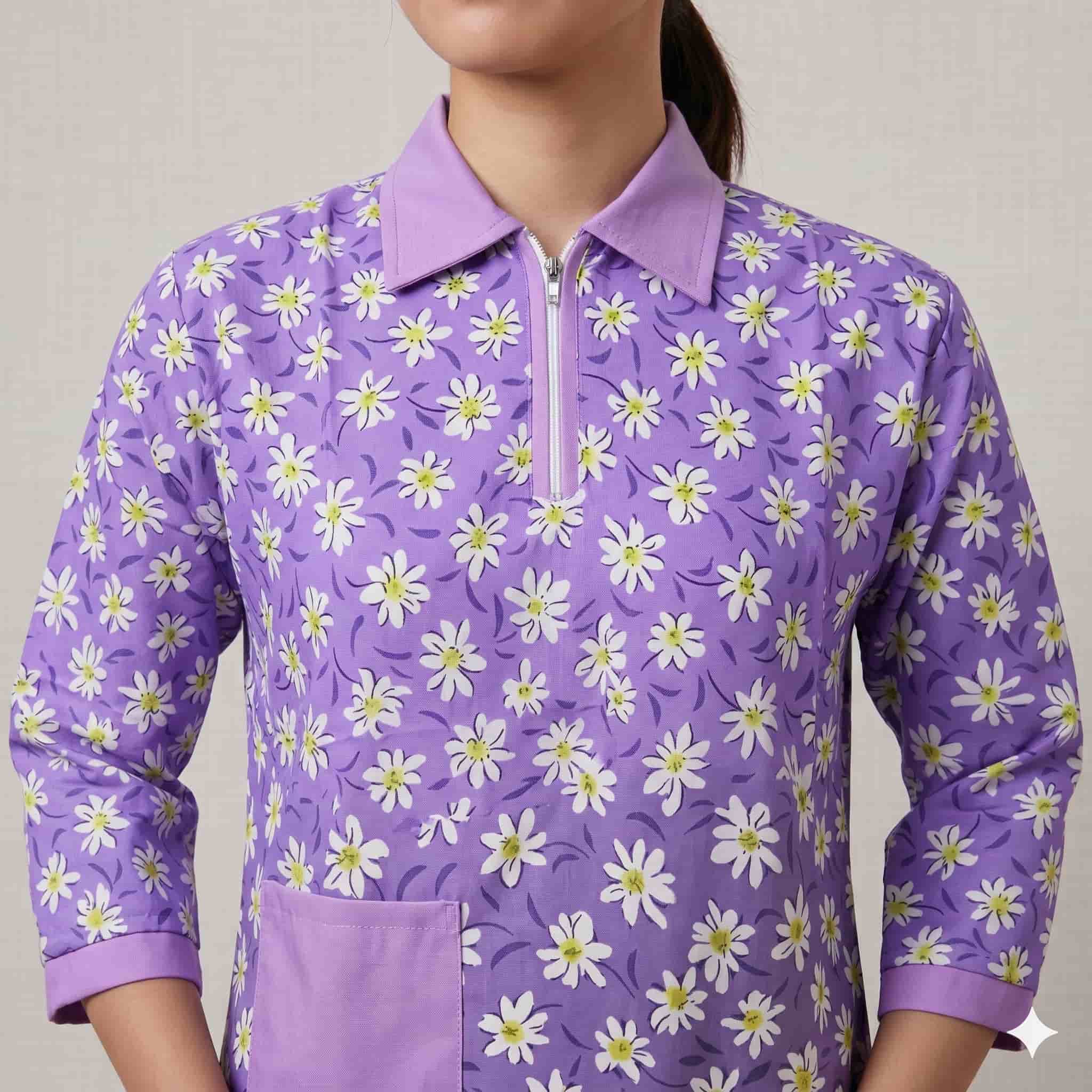 Lilac Meadow Maid Women Uniform - Purple