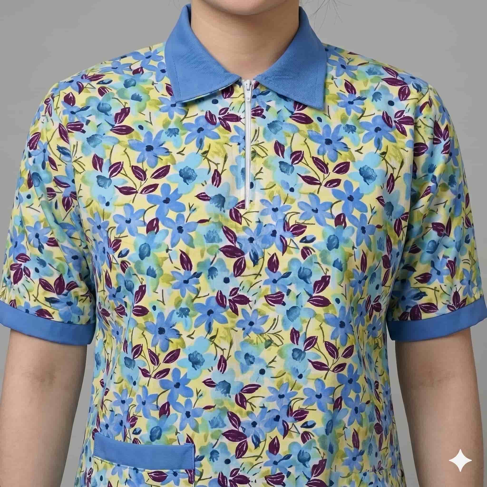Floral Meadow Maid Uniform - Blue