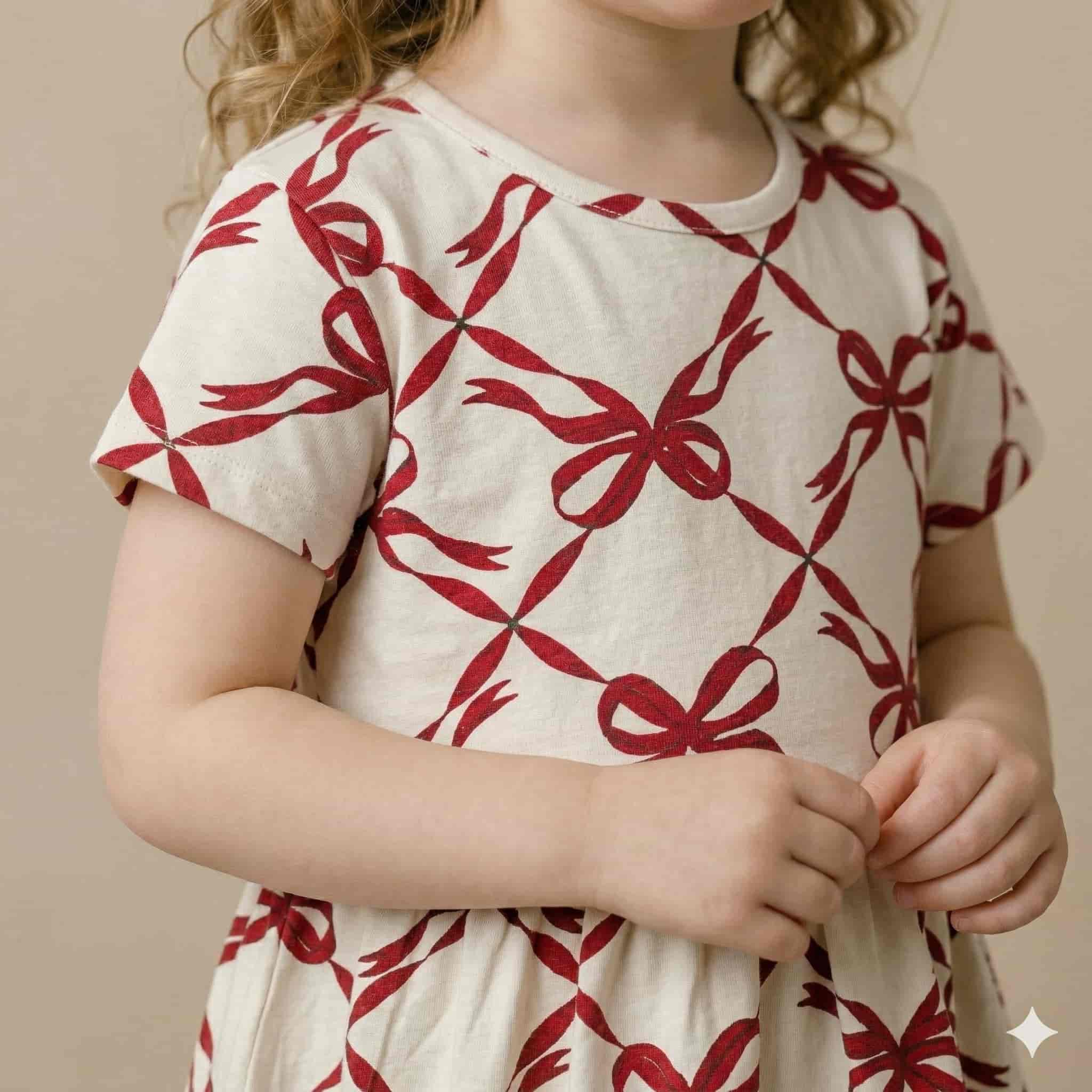 Ribbon Girl Frock - White