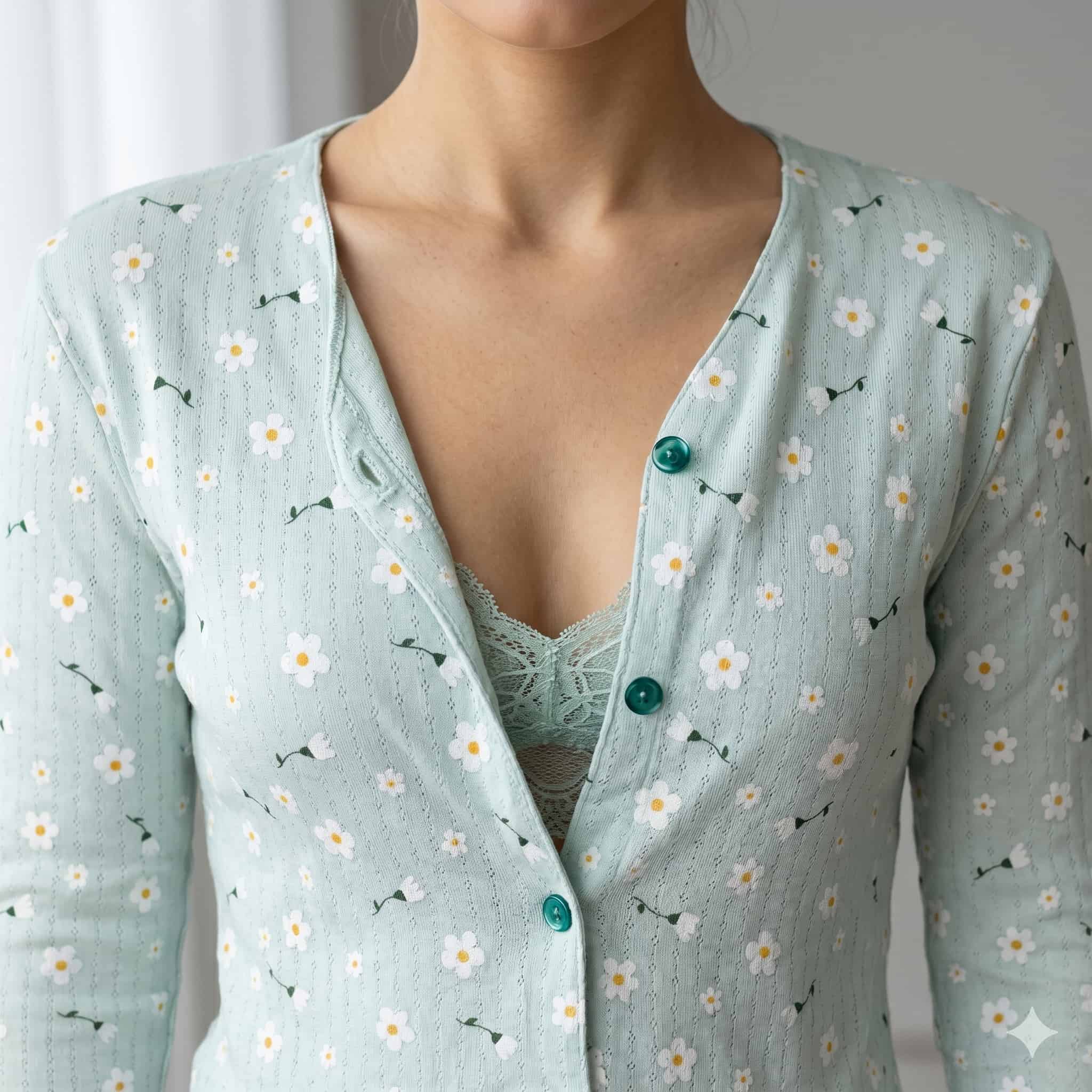Daisy Dream Women Full Sleeves Pajama Set - Mint Green