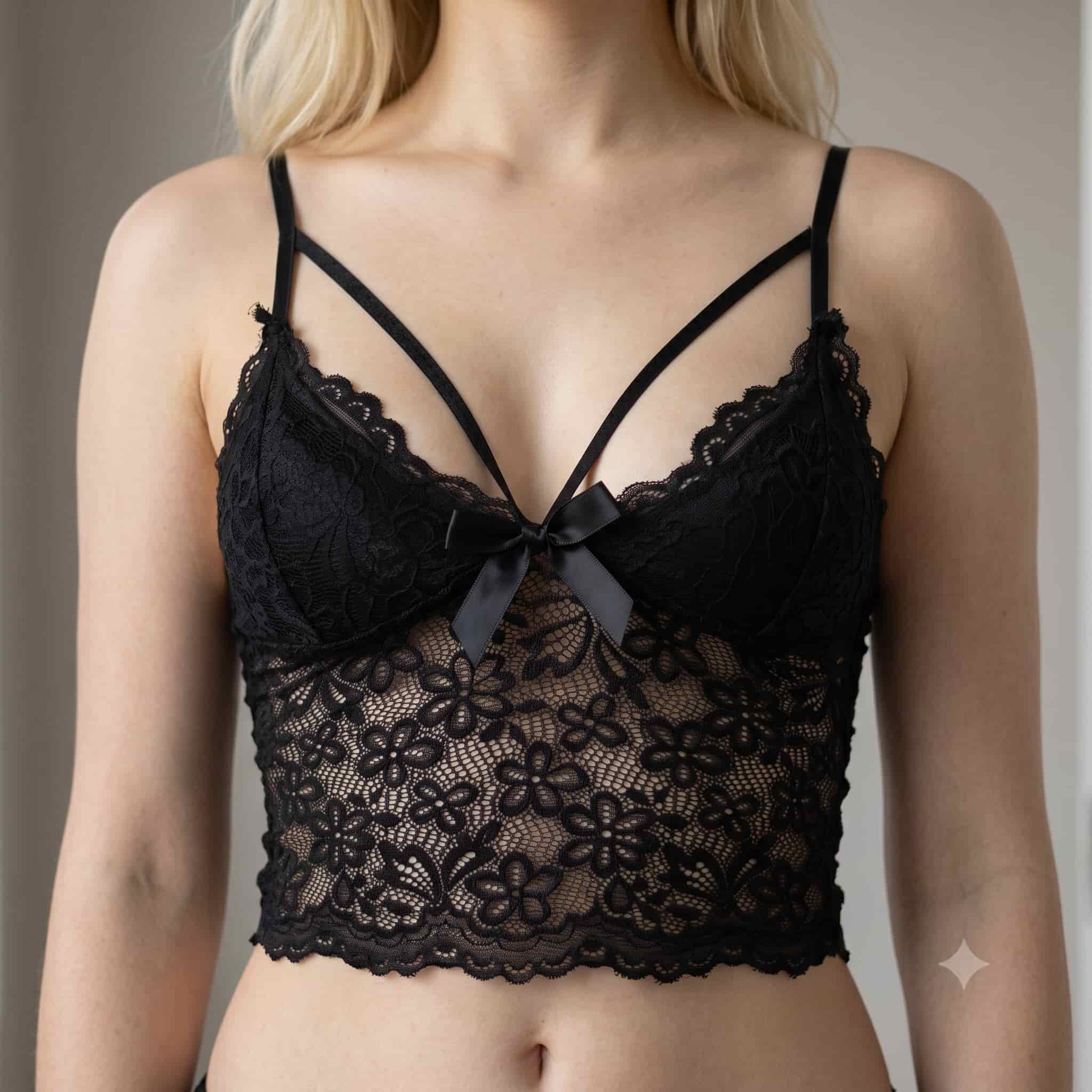 Midnight Pearl Women Cami Short set - Black & White