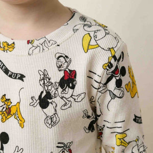 The Pup Boys Full Sleeves Pajama Set - White