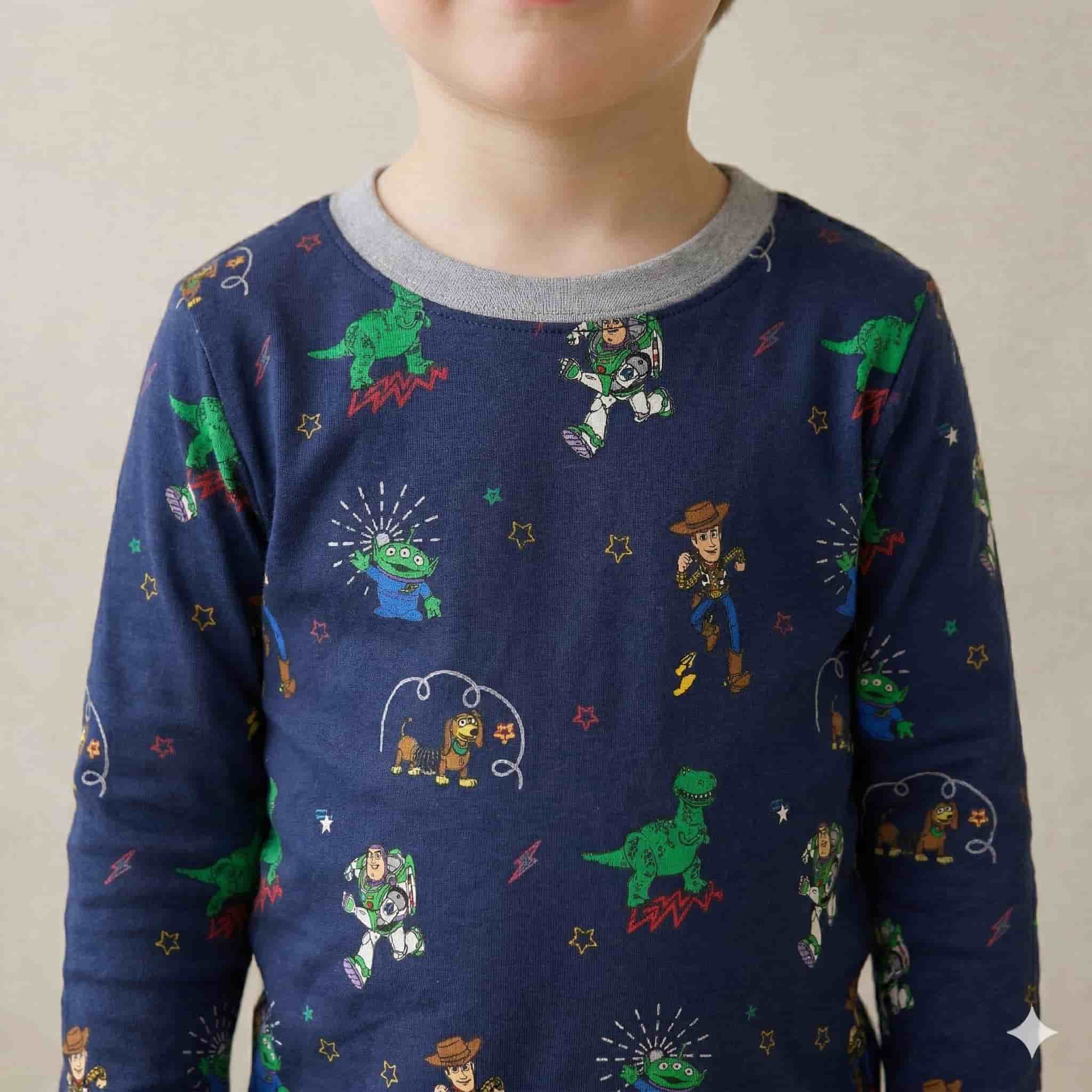Disney Toy Boys Full Sleeves Set - Dark Blue