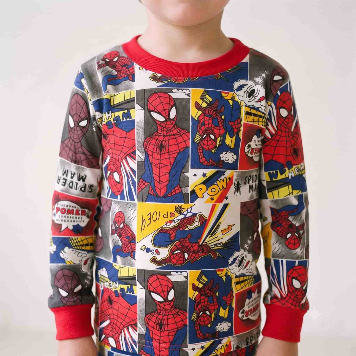 Spider Man Boys Winter Full Sleeves Pajama Set – Multicolor