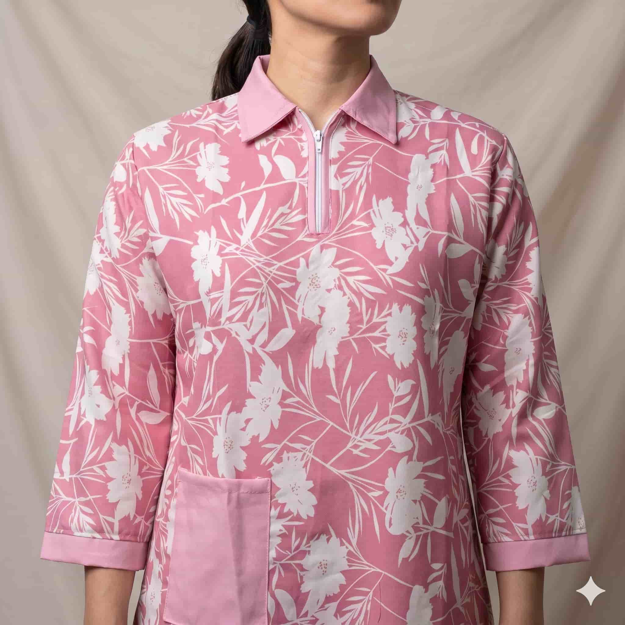 Blush Garden Maid Women Uniform - Pink
