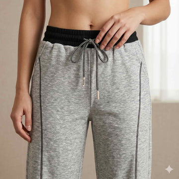 Urban Drift Grey Lounge Women Pants - Grey