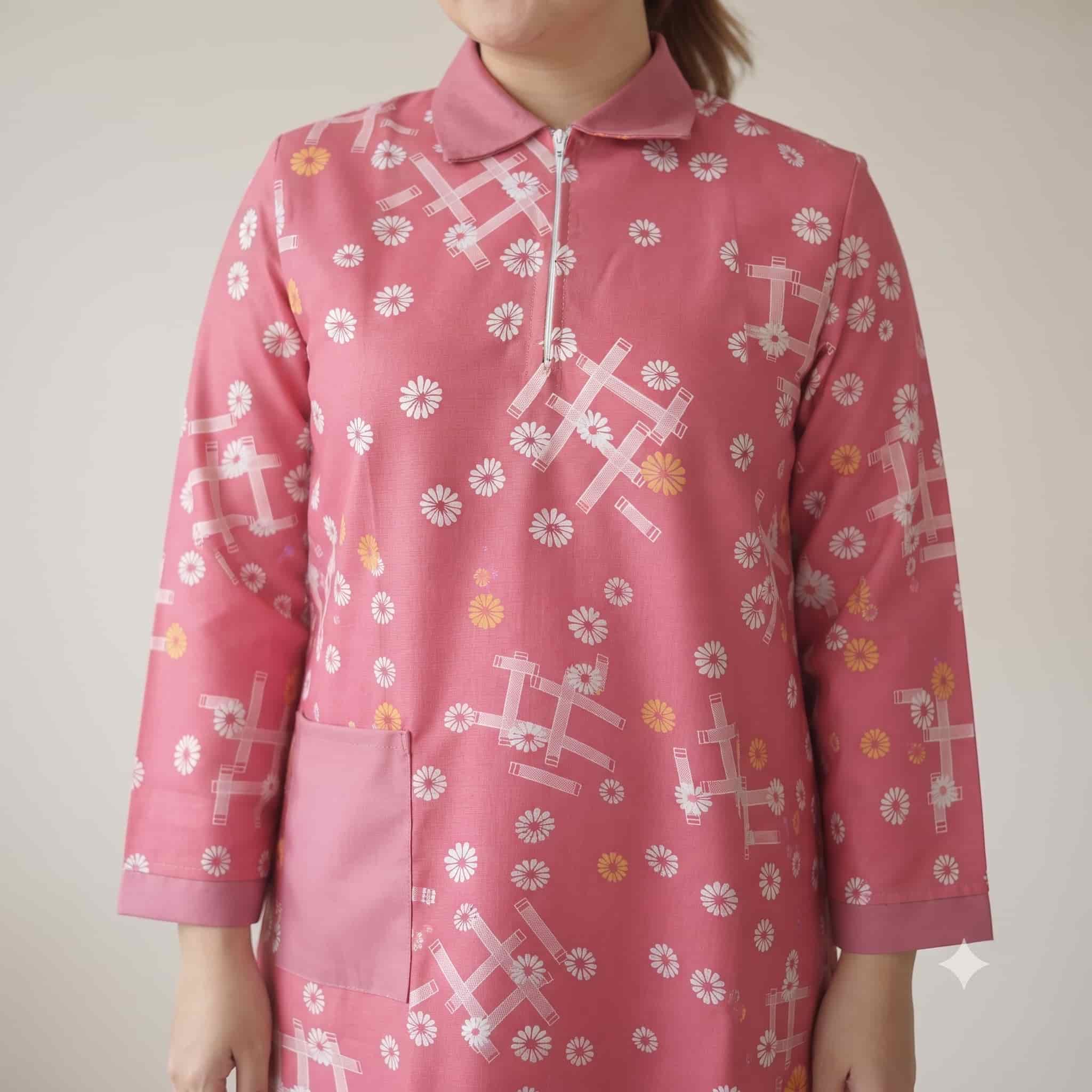 Blossom Charm Maid Uniform Set – Rose Pink