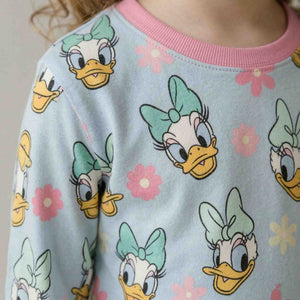 Daisy Duck Girls Disney Pajama Set - Blue