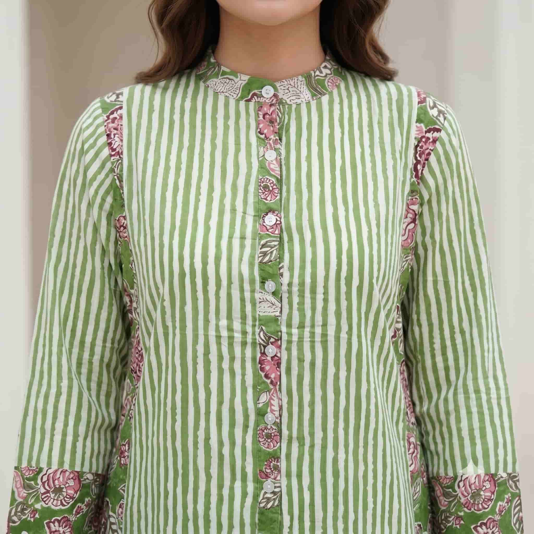 Meadow Stripes Women Darra - Green