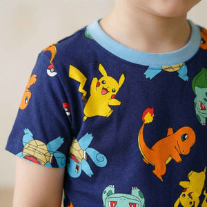 Pikachu Boys Full Sleeves Pajama Set - Navy Blue