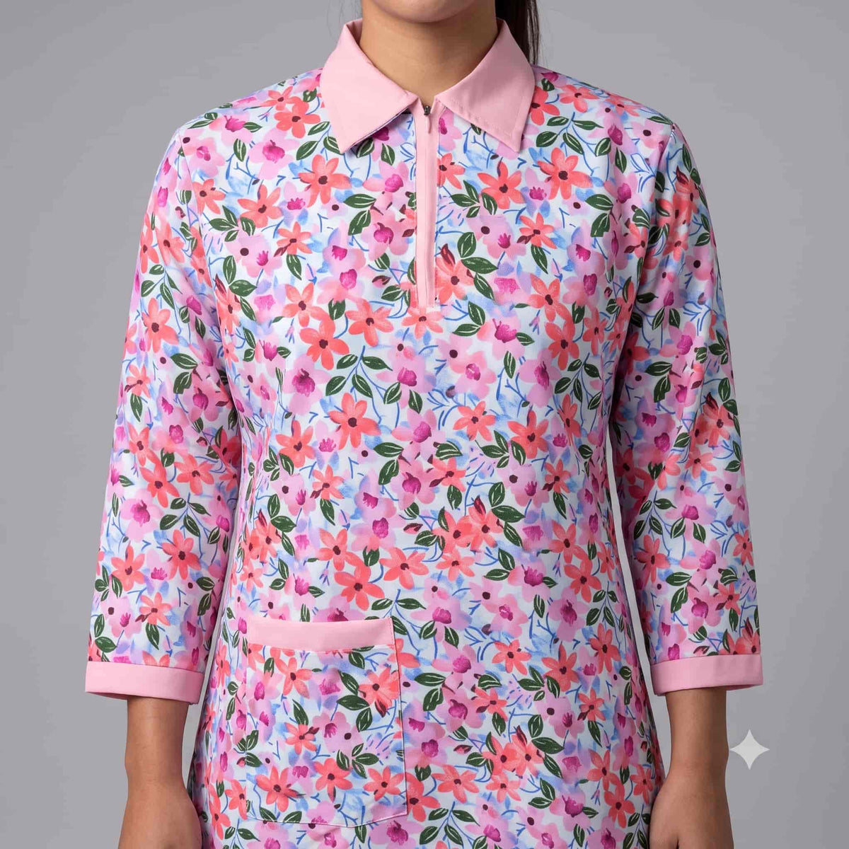 Petal Bliss Maid Uniform Set – Pink