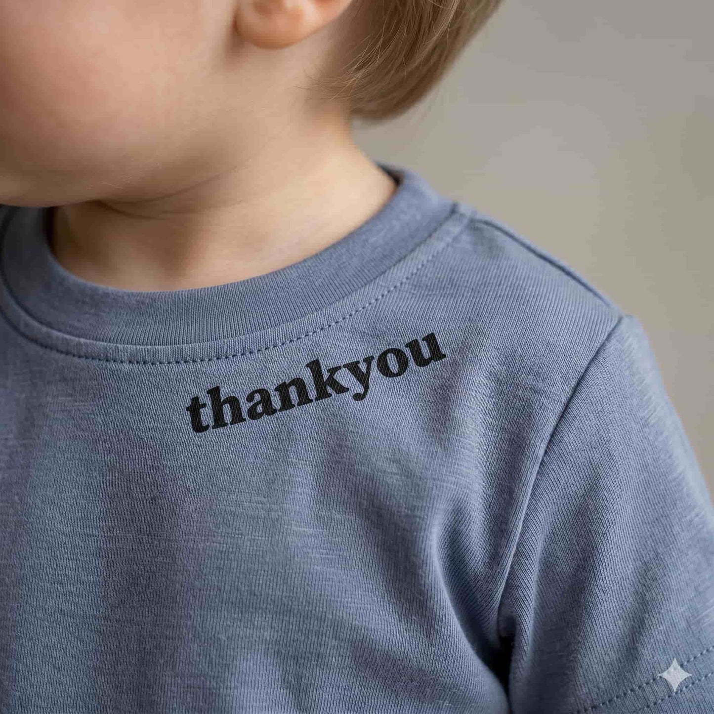 Chic Gratitude Baby boys Half sleeves Short set - Dusty Blue