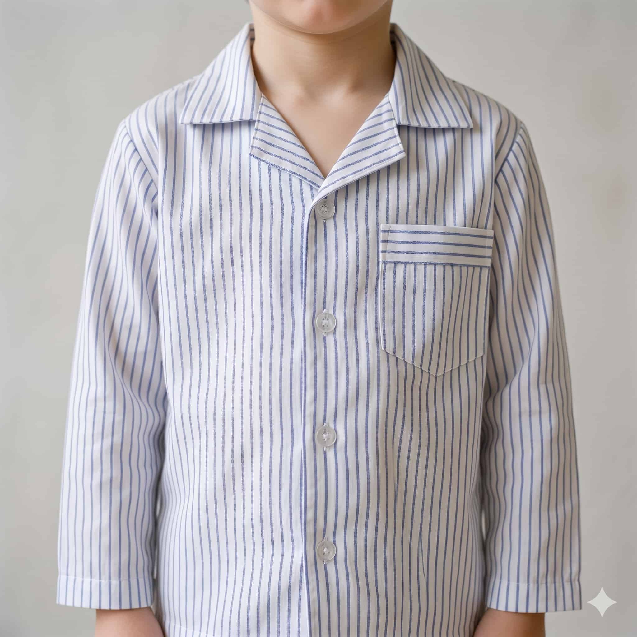 Skyline Ease Boys Full Sleeves Pajama Set – Blue