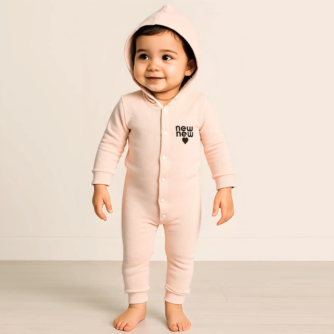 New New Baby Girl Bodysuit- Pink