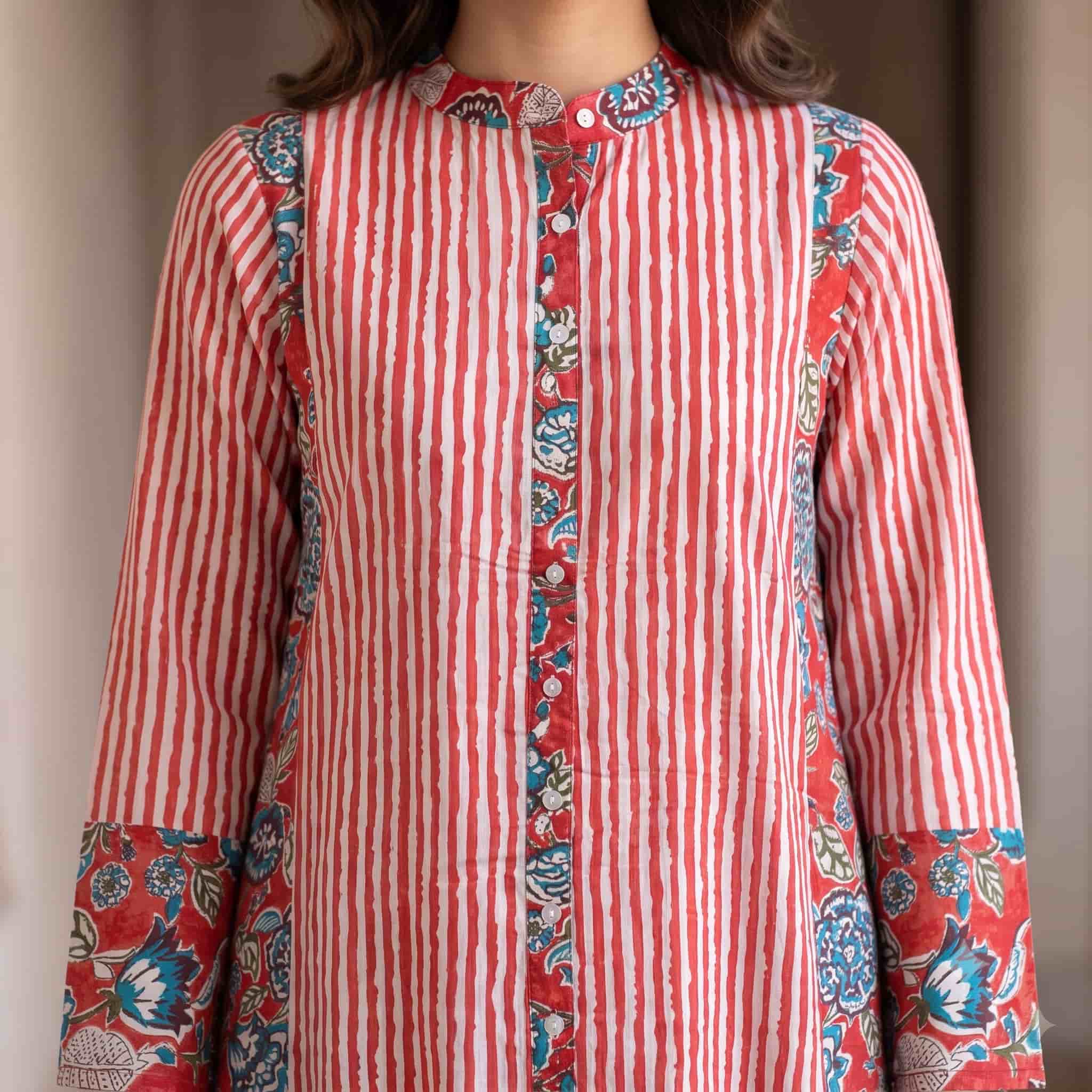 Ruby Stripes Women Darra - Red