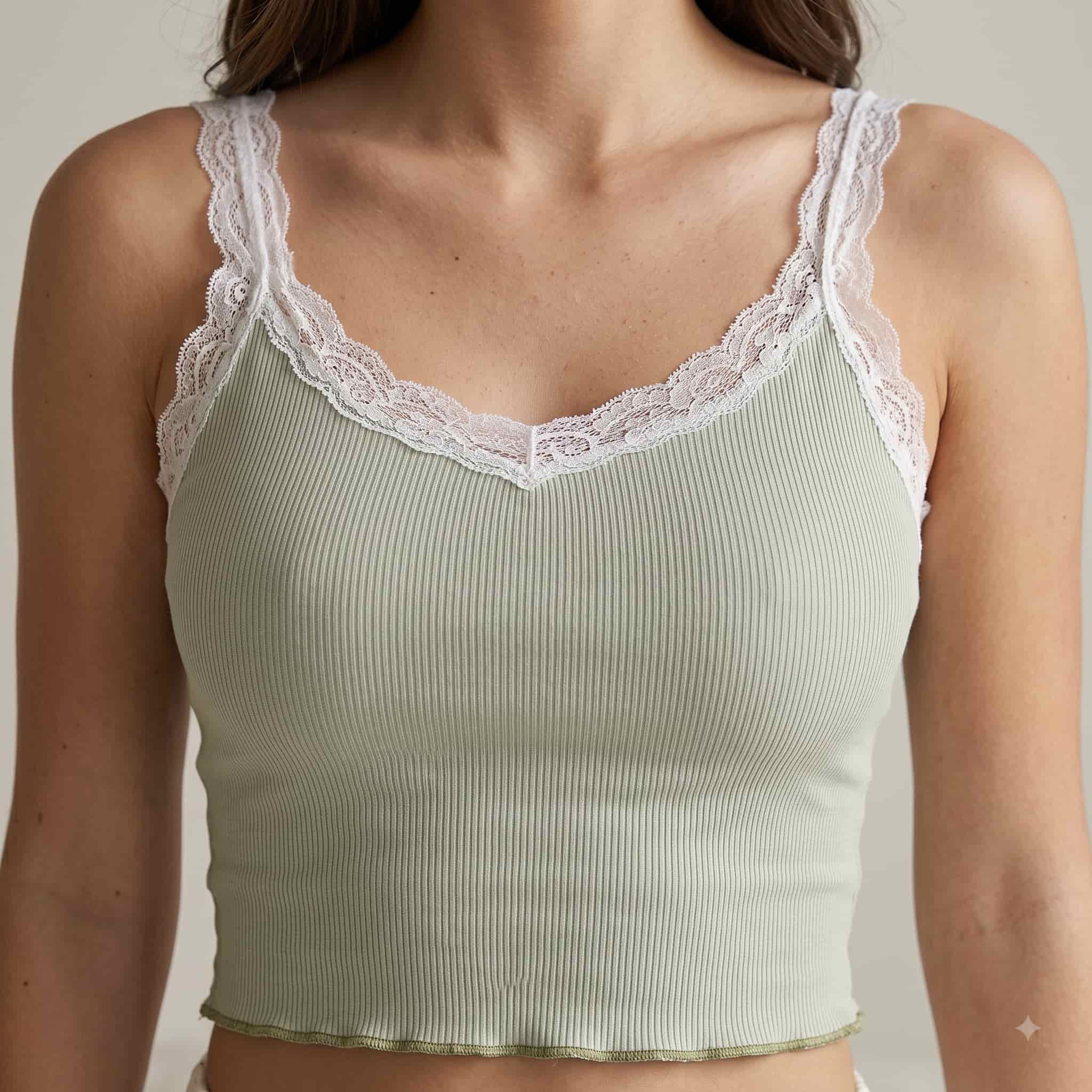 Sage Serenity Women Sleepwear Camisole Pajama Set - Sage Green