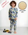 Batman Boy Fleece Pajamas Set- Grey