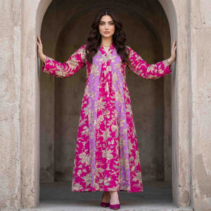 Floral Women Darra - Pink & Purple