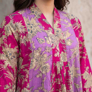 Floral Women Darra - Pink & Purple