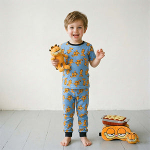 Garfield Boys Full Sleeves Pajama Set - Blue