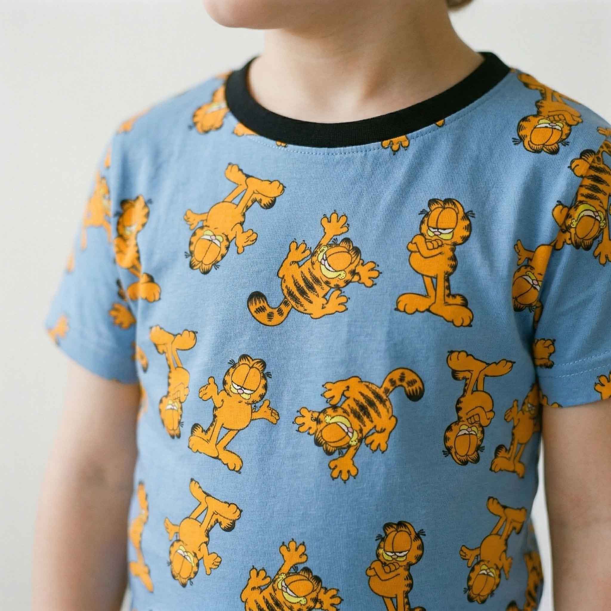 Garfield Boys Full Sleeves Pajama Set - Blue