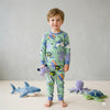 Oceanic Explorer Boys Full Sleeves Pajama Set - Green