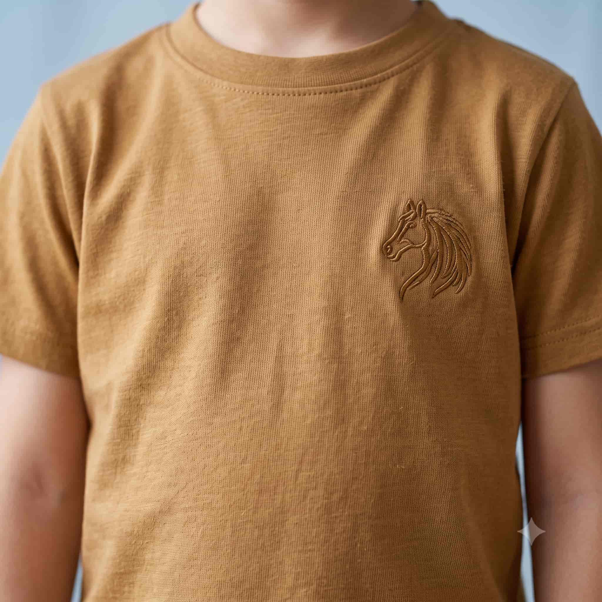 Wild Spirit Boys Half Sleeves Pajama Set - Caramel Gold