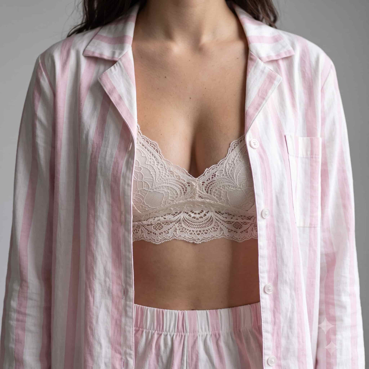 Blush Lines Women Full Sleeves Pajama Set - Pink