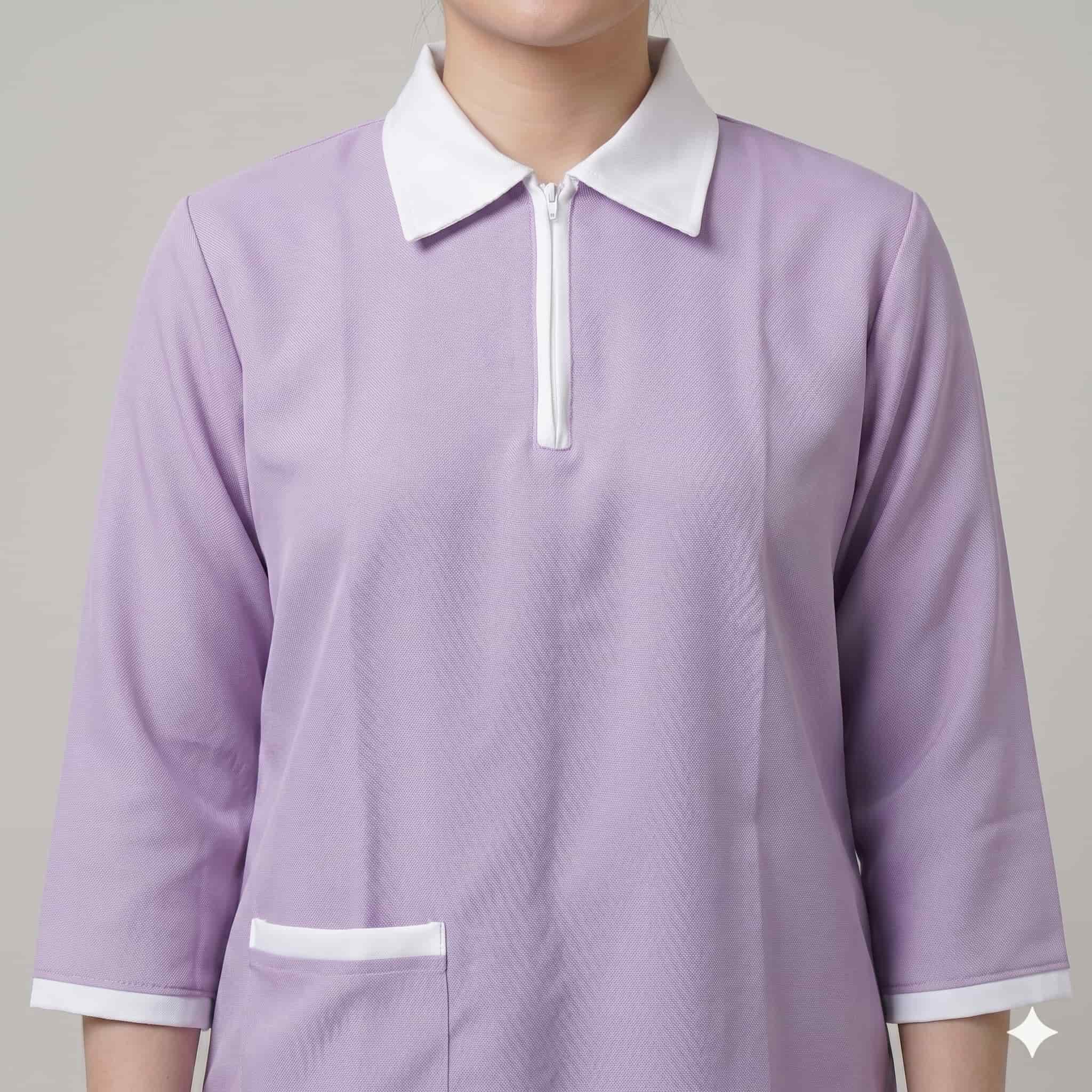 Lavender Bloom Maid Uniform - Light Purple