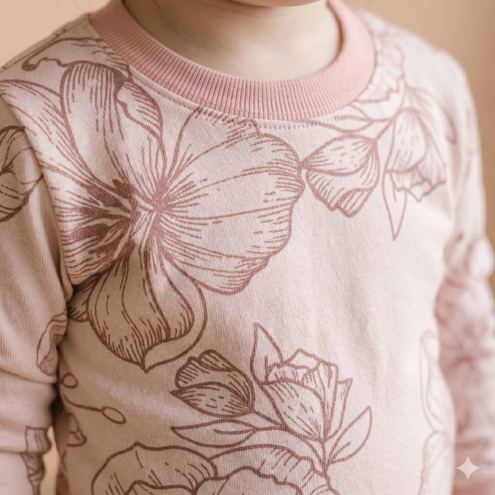 Vintage Bloom baby Girls Full Sleeves Pajama Set - Blush