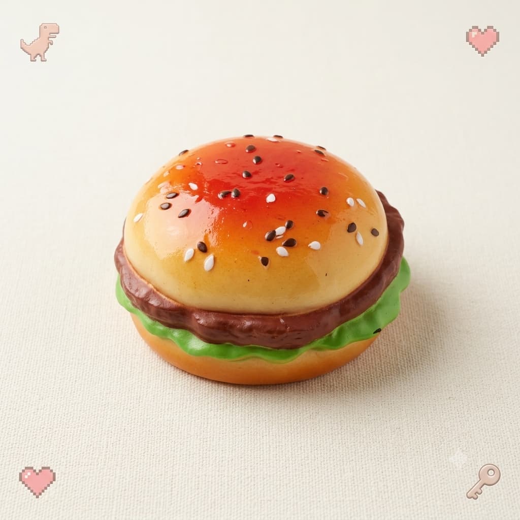 Burger Squishy Stress Relief Toy