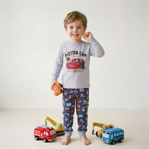 Champion Boys Full Sleeves Pajama Set - Blue