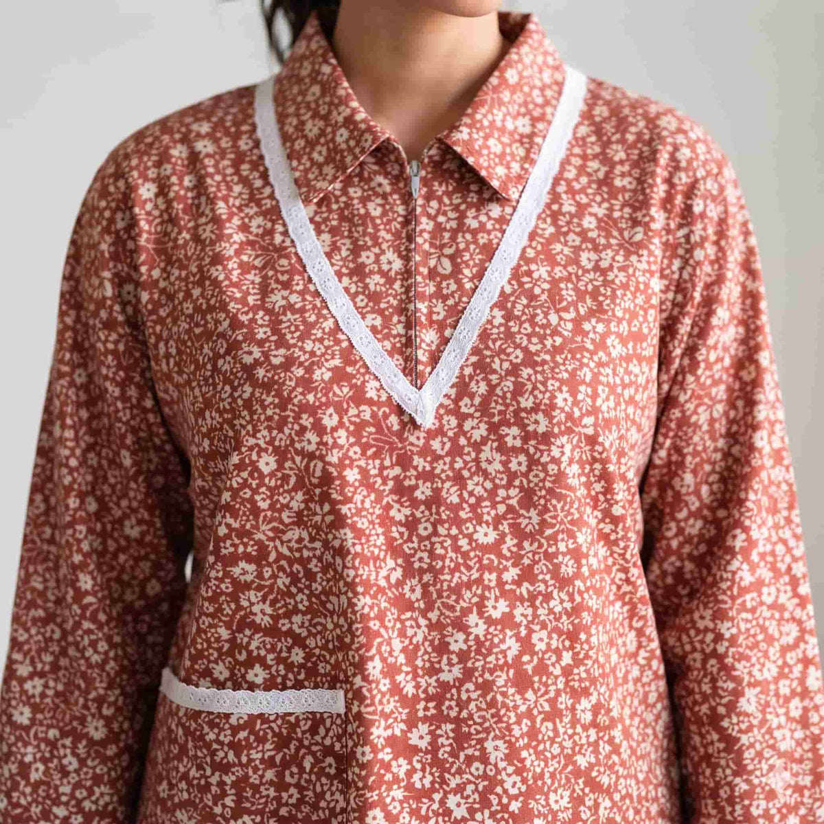 Coral Charm Maid Winter Uniform Set – Coral Pink