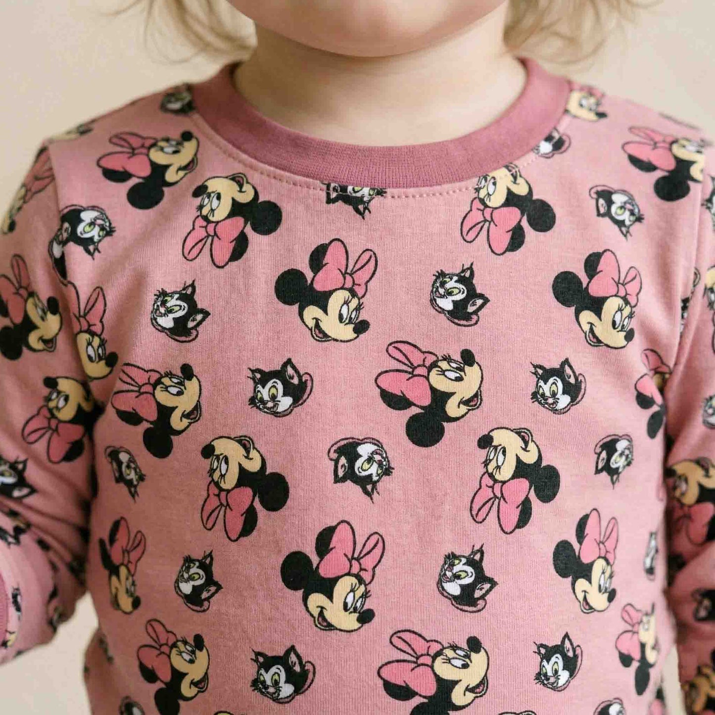 Minnie Mouse Baby Girl Full Sleeves Pajama Set - Pink