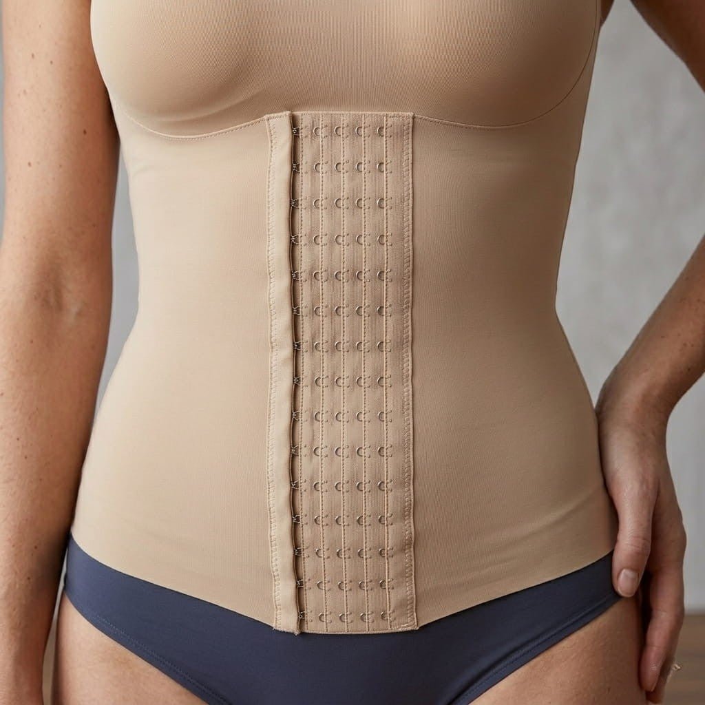 Full-Coverage Waist Training Vest Women Shapewear- Beige