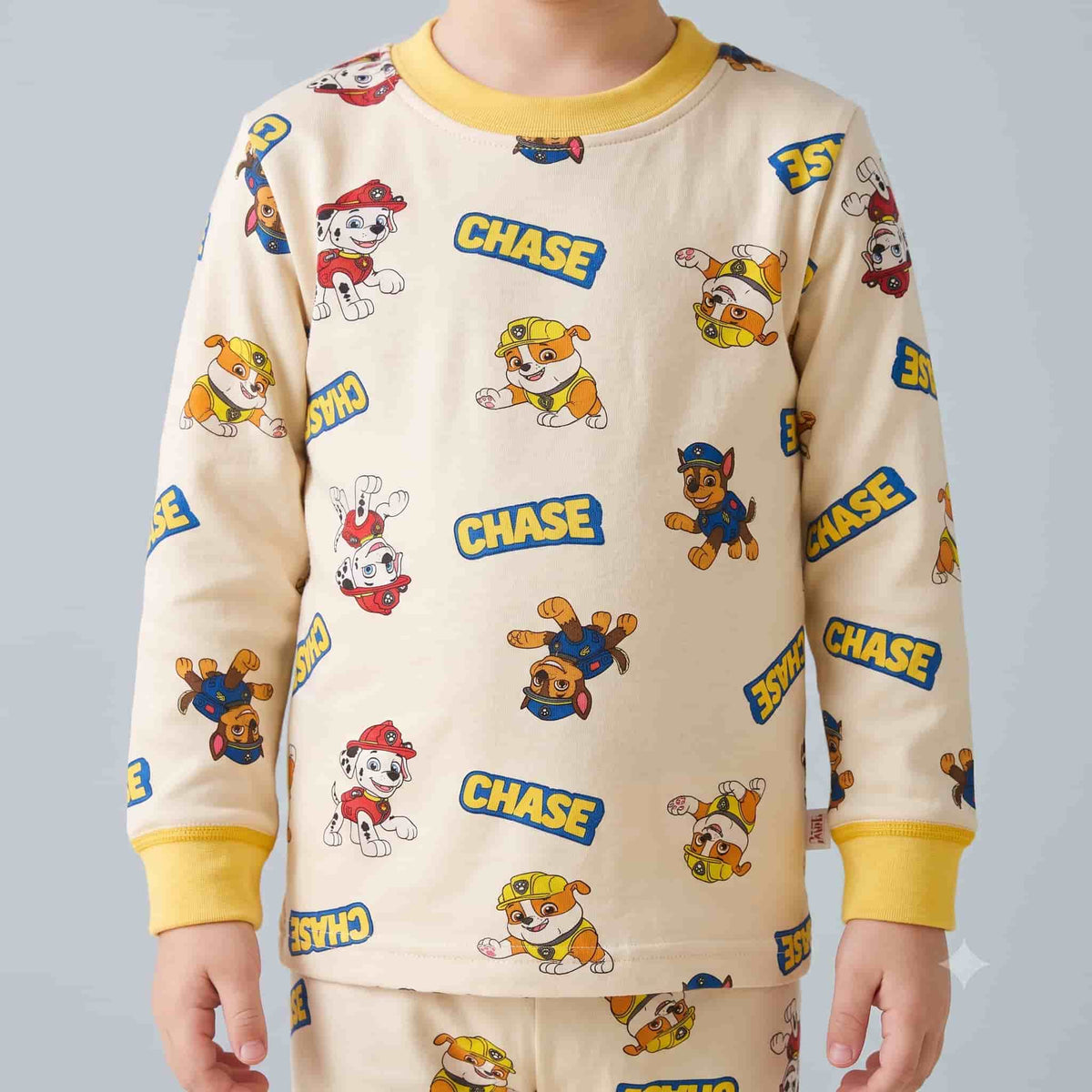 Paw Patrol Boys Winter Full Sleeves Pajama Set – Cream