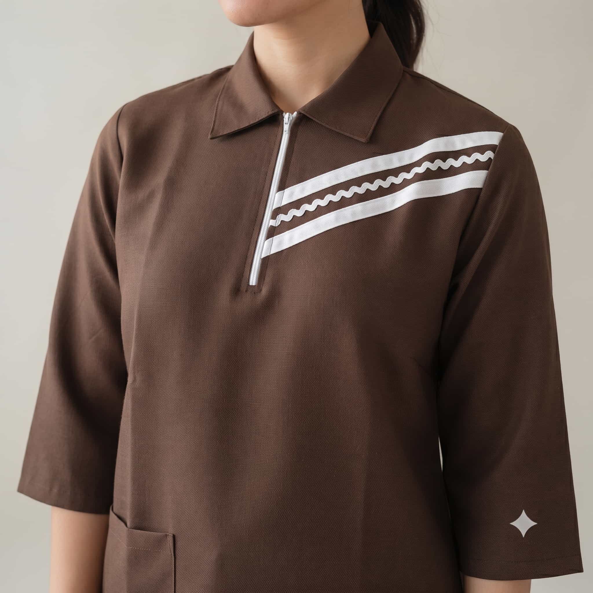 Cocoa Charm Maid Uniform Set – Brown