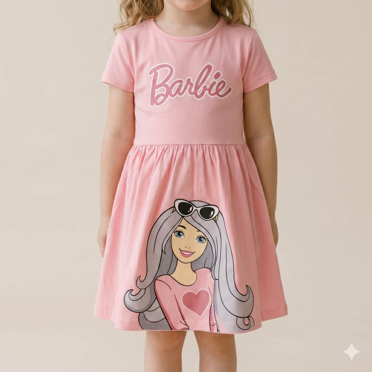 Barbie Girls Frock - Pink