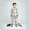 Gaming Console Boy Pajama Set- Beige