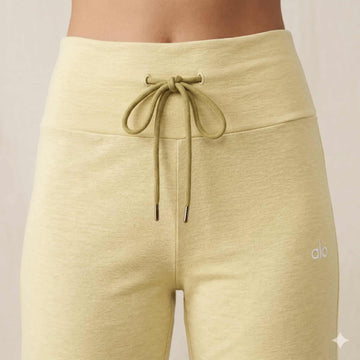 Lime Drawstring Women Pants – Yellow