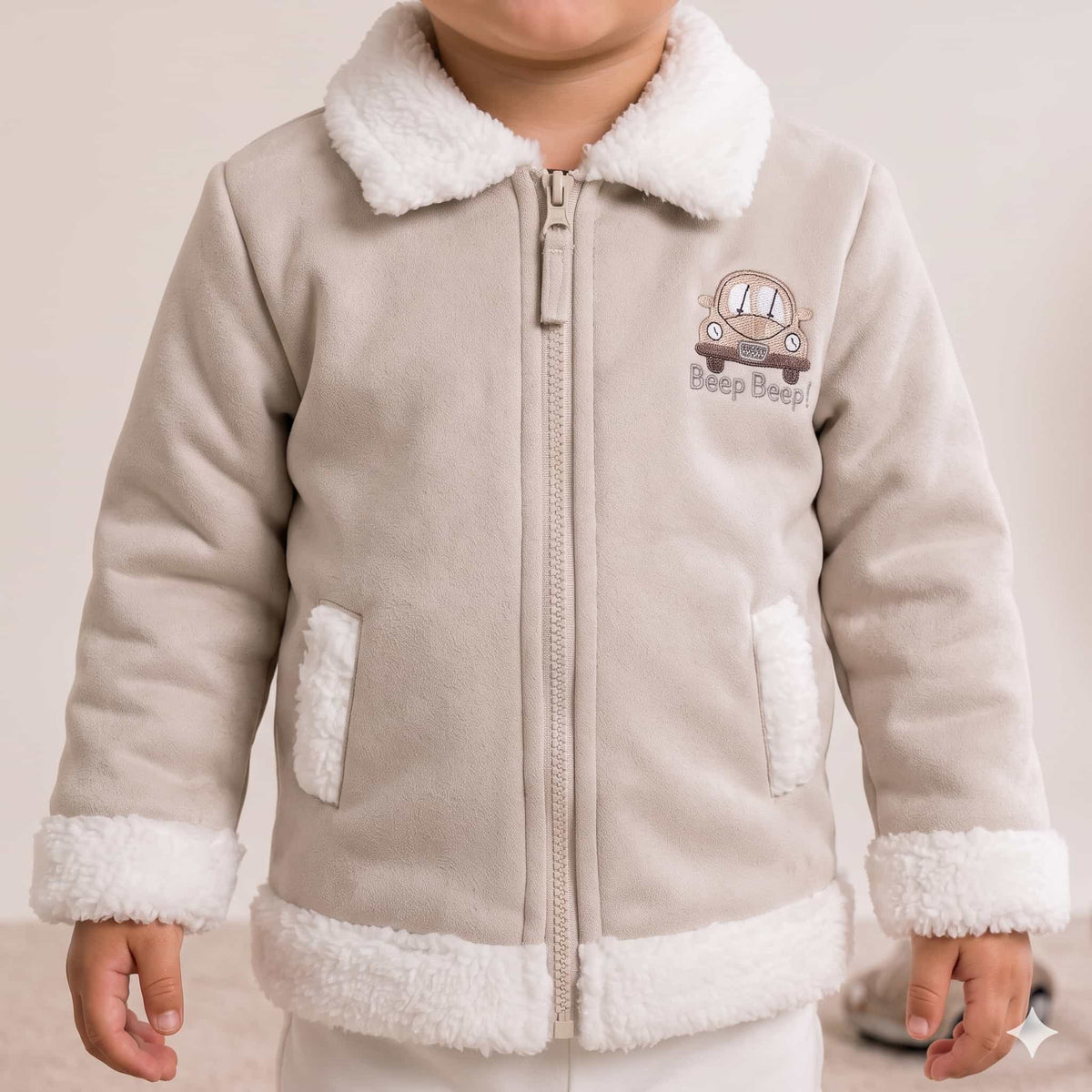 Cruisy Cuddles Baby Boys Winter Full Sleeves Pajama Set - Grey