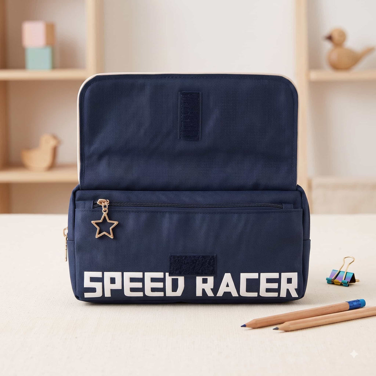 Speed Racer Compass Box - Navy Blue