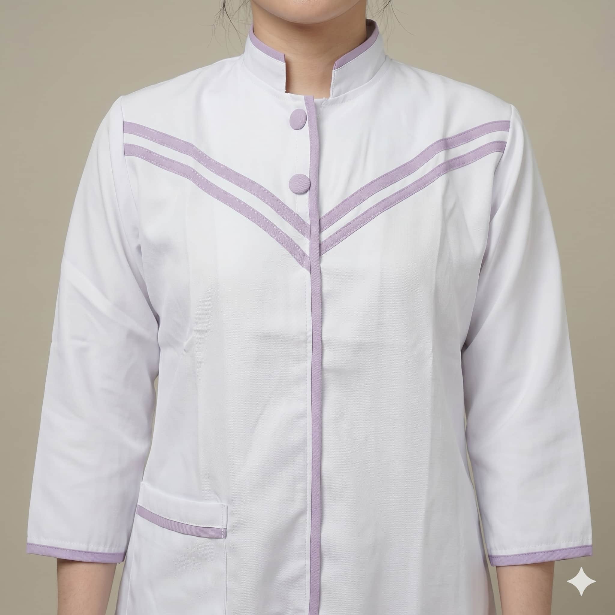 Lavender Grace Maid Uniform - White and Purple