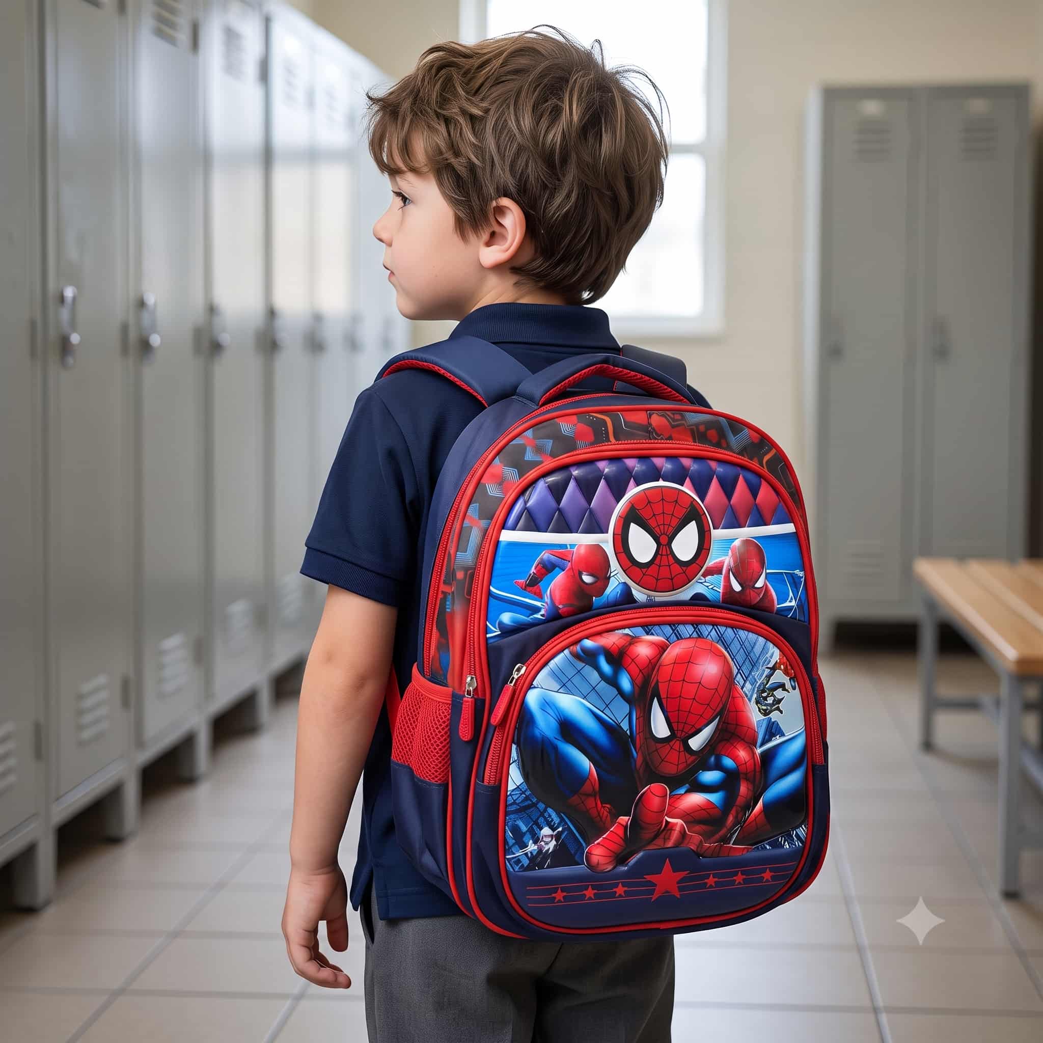 Spider Man School Bag Set - Red