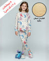 Stitch Girl Fleece Pajamas Set- Light Blue
